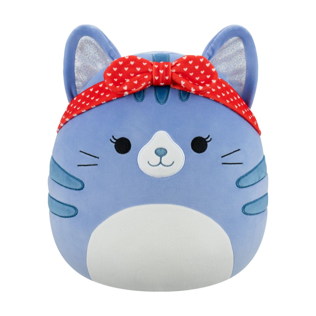 5-Inch Carizma the Blue Tabby Cat with Headband