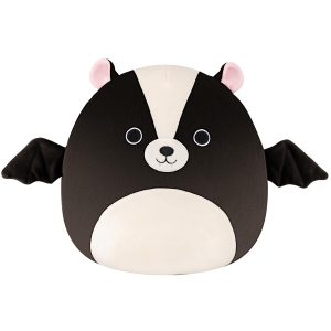 12-Inch Skyler the Black and White Skunk Bat
