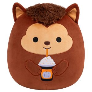 12-Inch Wade the Brown Werewolf Holding Purple Frappe