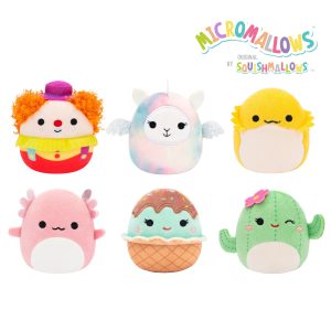 Micromallows 6-Pack ?C Archie Axolotl. Bimbi Clown. Lucy-May Llamapegacorn. Maritza Cactus. Maya Sundae. Rodry Bearded Dragon